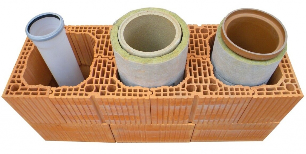 Дымоход из керамики может иметь различную форму, размеры и сечение