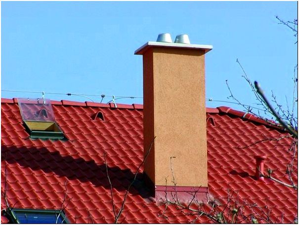 Дымоходная система должна быть самой высокой точкой на крыше и в близлежащем окружении