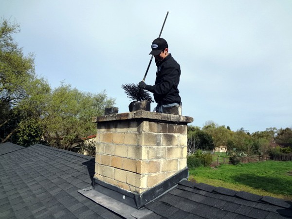 ККак прочистить дымоход с крыши