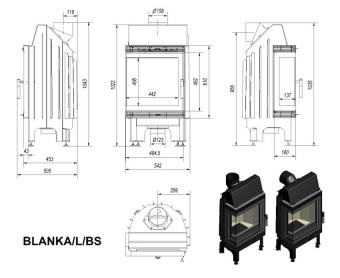 Blanka/L/BS(угловое стекло слева)